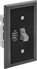 Image of Product. Front orientation. Motor Starters. Build-Your-Own Manual Motor Starters, Switches, Steel Wall Plate.