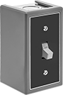 Image of Product. Front orientation. Motor Starters. Build-Your-Own Manual Motor Starters, Switches, Steel Housing.