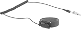 Image of Product. Front orientation. Static Control Wrist Straps. Static Control Wrist Straps, 90° Elbow Snap × Straight Standard Banana Plug with Retracting Cord.