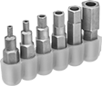 Image of Product. Hex Shank. Front orientation. Screwdriver Bits. Tamper-Resistant Hex Bit Sets, For Hand Tools.