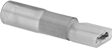 Image of Product. Front orientation. Terminals, Ferrules, and Lugs. Heat-Shrink Quick-Disconnect Terminals, Straight, Fully Insulated, Female.