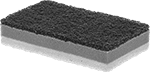 Image of Product. Front orientation. Sponges. Scouring Sponges, 2 Scouring Sides.