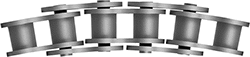 Image of Product. Front orientation. Roller Chain and Links. Flexible Roller Chain and Links, Chain.