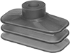 Height-Adjusting Bend-Preventing Push-On Vacuum Cups