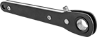 Image of Product. Front orientation. Ratchet Handles. Round Hole with Keyway, Steel.