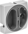 Image of Product. Front orientation. Disconnect Switch Actuators. Panel-Mount Disconnect Switches.