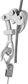 Image of ProductInUse. Front orientation. Cable Pulling Clamps. Wire Rope Pulling Clamps.