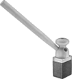 Image of Product. Angled Adjustable Handle. Front orientation. Commutator Resurfacers. Commutator Resurfacers with Handle, Angled Handle, Adjustable Handle.