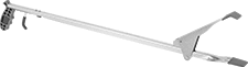Image of Product. Flat Jaws. Front orientation. Retrievers. Gripping-Jaw Retrievers, Plastic-Coated Flat Jaws.