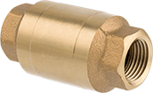 Image of Product. 1 1/2 to 3 Pipe Size Bronze. Front orientation. Check Valves. High-Temperature Threaded Check Valves, Bronze Body—Poppet.