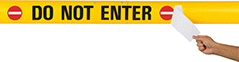 Image of Product. Front orientation. Do Not Enter w/ Symbols.