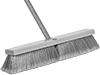 Chemical-Resistant Push Brooms for Smooth Surfaces
