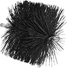 Threaded-Shank Low-Scratch Tube Brushes