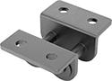 Image of Product. Front orientation. Roller Chain and Links. Attachment Roller Chain Links, Connecting Link, WK-2 Attachment.