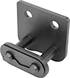Image of Product. Front orientation. Roller Chain and Links. Attachment Roller Chain Links, Connecting Link, WSA-2 Attachment.