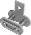 Image of Product. Front orientation. Roller Chain and Links. Attachment Roller Chain Links, Connecting Link, SA-1 Attachment.