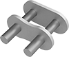 Image of Product. Front orientation. Roller Chain and Links. Attachment Roller Chain Links, Connecting Link, D-3 Attachment.