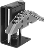 Low-Profile Channel-Guided Roller Chain Tensioners