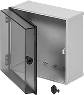 Image of Product. Front orientation. Electrical Enclosures. Clear-View Controlled-Access Watertight Enclosures.
