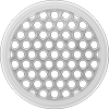 Ultra-Chemical-Resistant PTFE Gaskets with Perforations for Quick-Clamp Tube Fittings