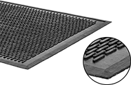 Image of Product. Front orientation. Contains Inset. Floor Mats. Easy-Clean Scraping Floor Mats, Style B.