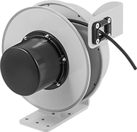 Image of Product. Front orientation. Extension Cord Reels. Hardwire Washdown Automatic-Wind Extension Cord Reels .