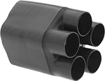 Image of Product. Front orientation. Heat-Shrink Tubing Splitters. Heat-Shrink Cable Splitters, Style D.