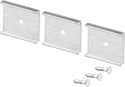 Image of Product. Front orientation. Outlet Strip Mounts. Outlet Strip Mounting Clips, Aluminum.