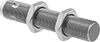 Image of Product. Flush. Front orientation. Flush Mount. AC Metallic-Object Proximity Sensors.