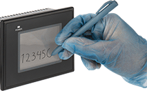 Image of ProductInUse. Front orientation. Stylus Pens. Metal- and X-Ray-Detectable Stylus Pens .