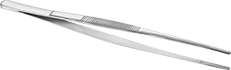 Image of Product. Front orientation. Tweezers. Long-Reach Tweezers, Standard Round Tips.