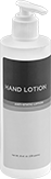 Image of Product. Front orientation. Hand Lotion. Antistatic Hand Lotions, Pump Bottle.
