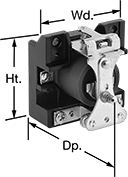 Image of Product. Front orientation. Contains Annotated. Relays. Open-Style Screw Terminal Relays, 1 Circuit Controlled.