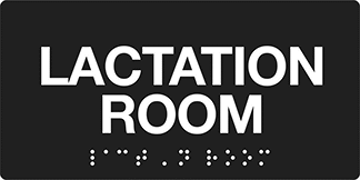 Image of Product. Lactation Room (English). Front orientation. Signs. ADA-Compliant Department and Room Signs, Lactation Room (English).
