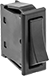 Image of Product. Switches with Tab Terminals. Front orientation. Rocker Switches. Miniature Rocker Switches, Tab Wire Connection, Not Illuminated.