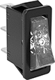 Image of Product. Style F. Front orientation. Style F. Rocker Switches.