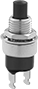 Image of Product. 6 mm with 2 Terminals. Front orientation. For 6 mm Diameter Panel Cutouts. Miniature Panel-Mount Push-Button Switches, 2 Terminals.