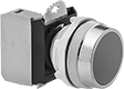 Image of Product. Flush Push Button. Front orientation. Push-Button Switches. Plastic 30 mm Panel-Mount Push-Button Switches, Flush.