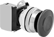 Image of Product. Front orientation. Push-Button Switches. Plastic 30 mm Panel-Mount Push-Button Switches, Mushroom Push Button.