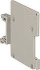 Image of Product. Front orientation. DIN Rail Mounting Adapters. DIN Rail Mounting Adapters for Development Boards.