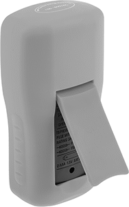 Image of Product. Back orientation. Multimeter, Average Sensing, 0.5%V DC Accuracy, 10 Amps AC Current.