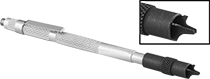 Image of Product. Front orientation. Contains Inset. Screw Starters. Tight-Clearance Screw Starters, Wedge Tip, For Phillips, Hex, Torx, and Square Drives.