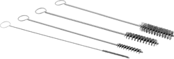 Image of Product. Front orientation. Tube Brushes. Tube Brush Sets with Handle.