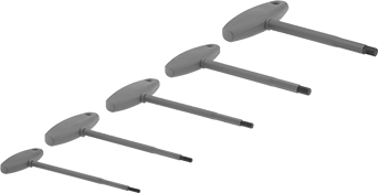 Image of Product. Front orientation. T-Handle Keys. Electrically-Insulating T-Handle Key Sets.