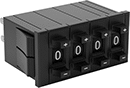 Image of Product. Front orientation. Potentiometers. Precision Potentiometers, Push Button Actuator, 4 Digits.