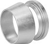 Front and Back Sleeves for Acid-Resistant Yor-Lok Fittings for Nickel Alloy Tubing
