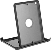 Image of Product. Hard iPad Case with Removable Cover (Shown Used as a Stand). Front orientation. Mobile Device Cases. Hard Cases, Removable Cover, Screen Protector.
