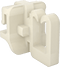 Image of Product. C-Shape Clips with Bottom or Top Entry. Front orientation. Cable Holders. Cable Holders for DIN Rails, C-Shape Clips, Top Cable Entry, Bottom Cable Entry.