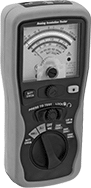 Image of Product. Front orientation. Insulation Testers. Analog Display.