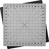 Rotating Self-Healing Cutting Pads with Grid